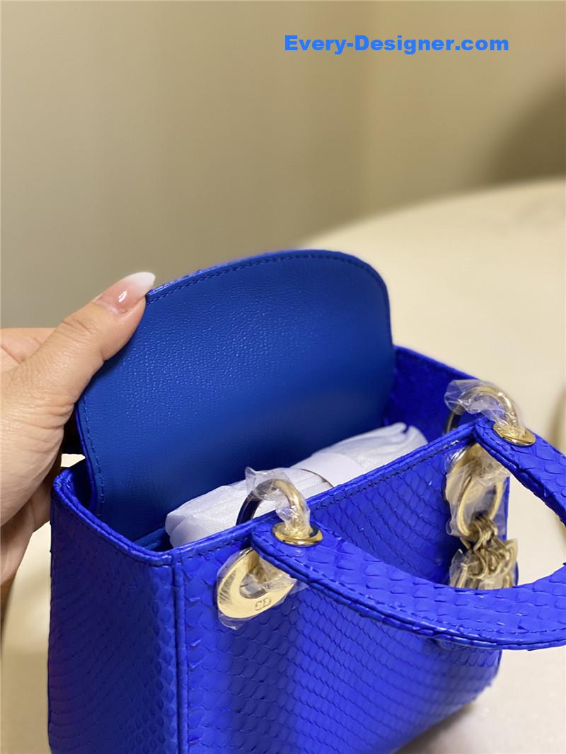 D10r limited edition mini python leather lady bag