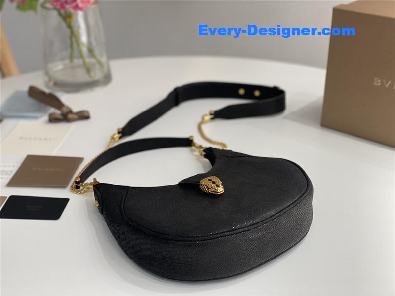 Bv1g*ai serpenti leather hobo bag