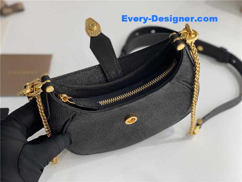 Bv1g*ai mini serpenti leather hobo bag
