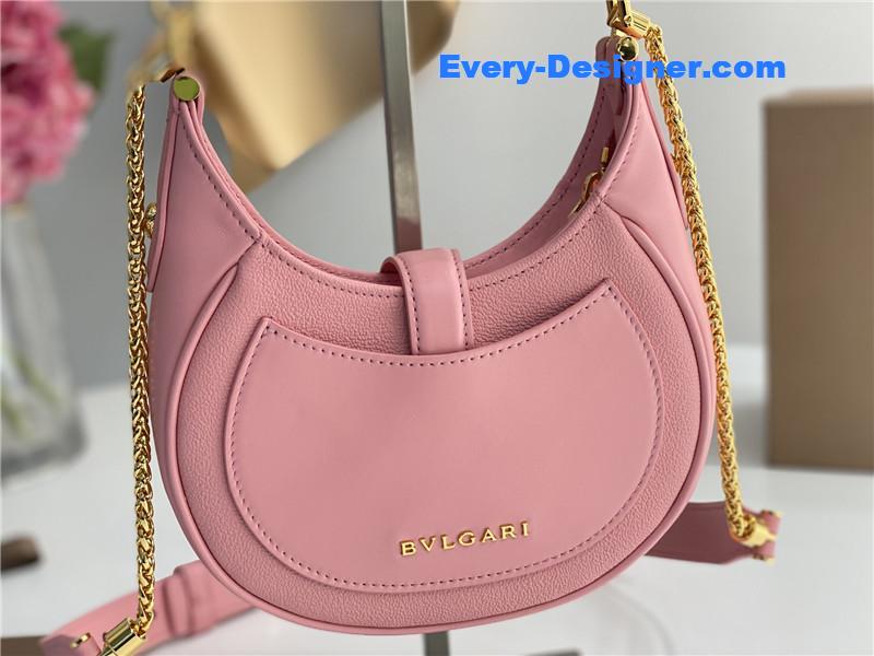 Bv1g*ai mini serpenti leather hobo bag
