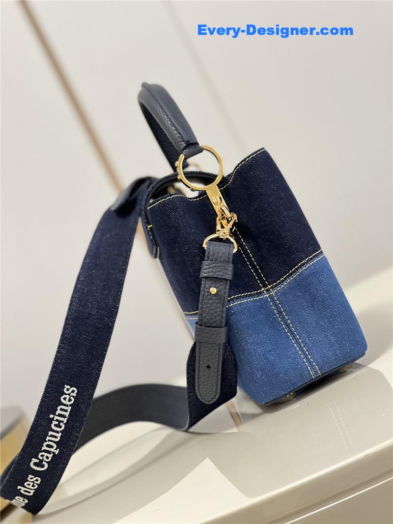 louis vuitton lv capucines bb denim bag
