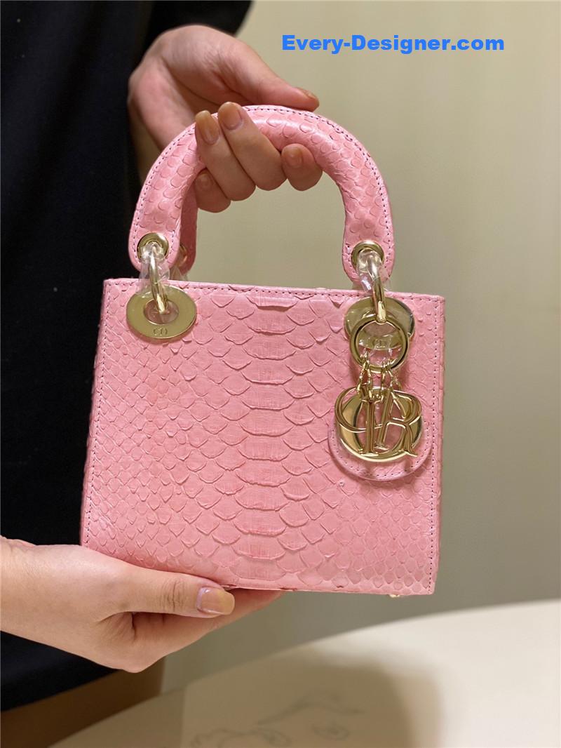 D10r limited edition mini python leather lady bag