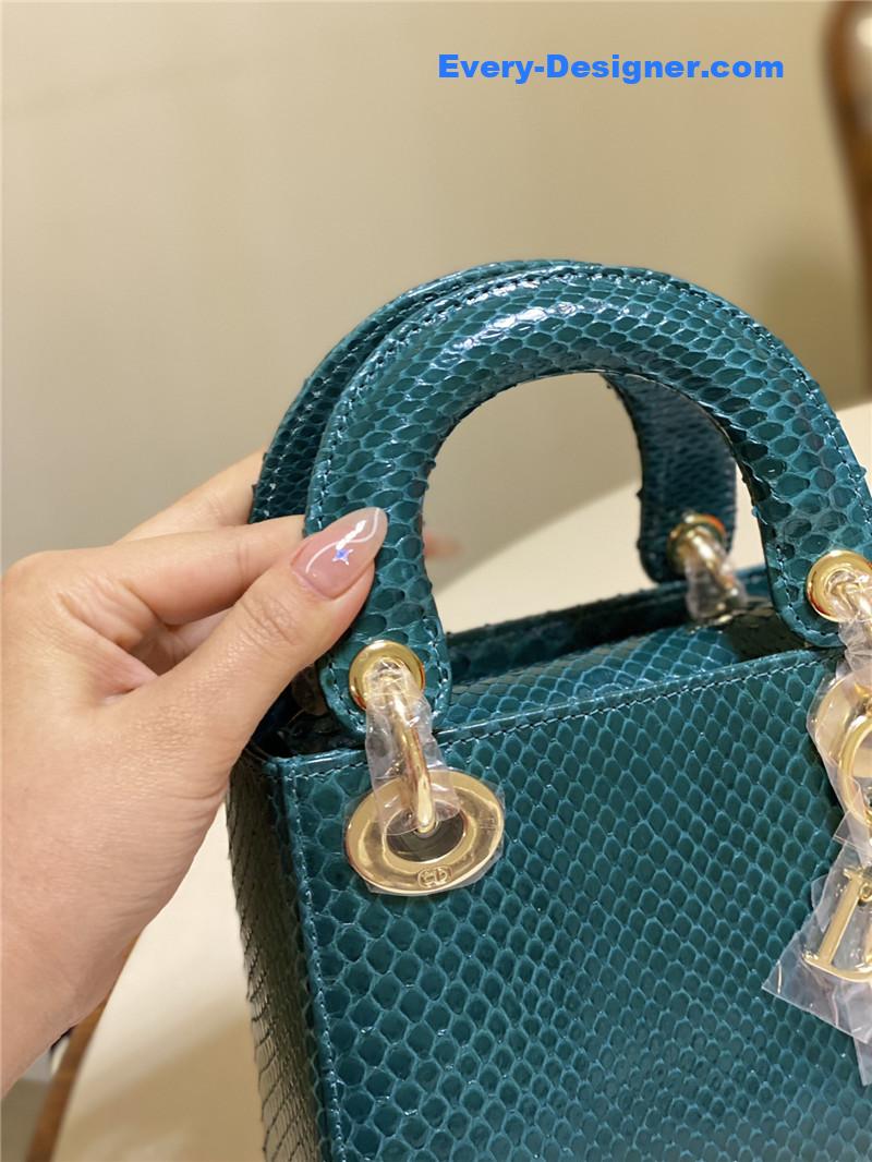 D10r limited edition mini python leather lady bag