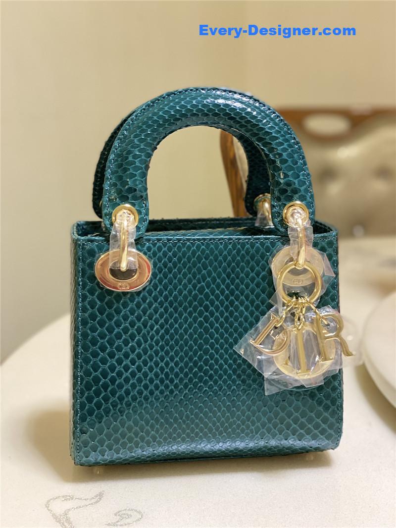 D10r limited edition mini python leather lady bag