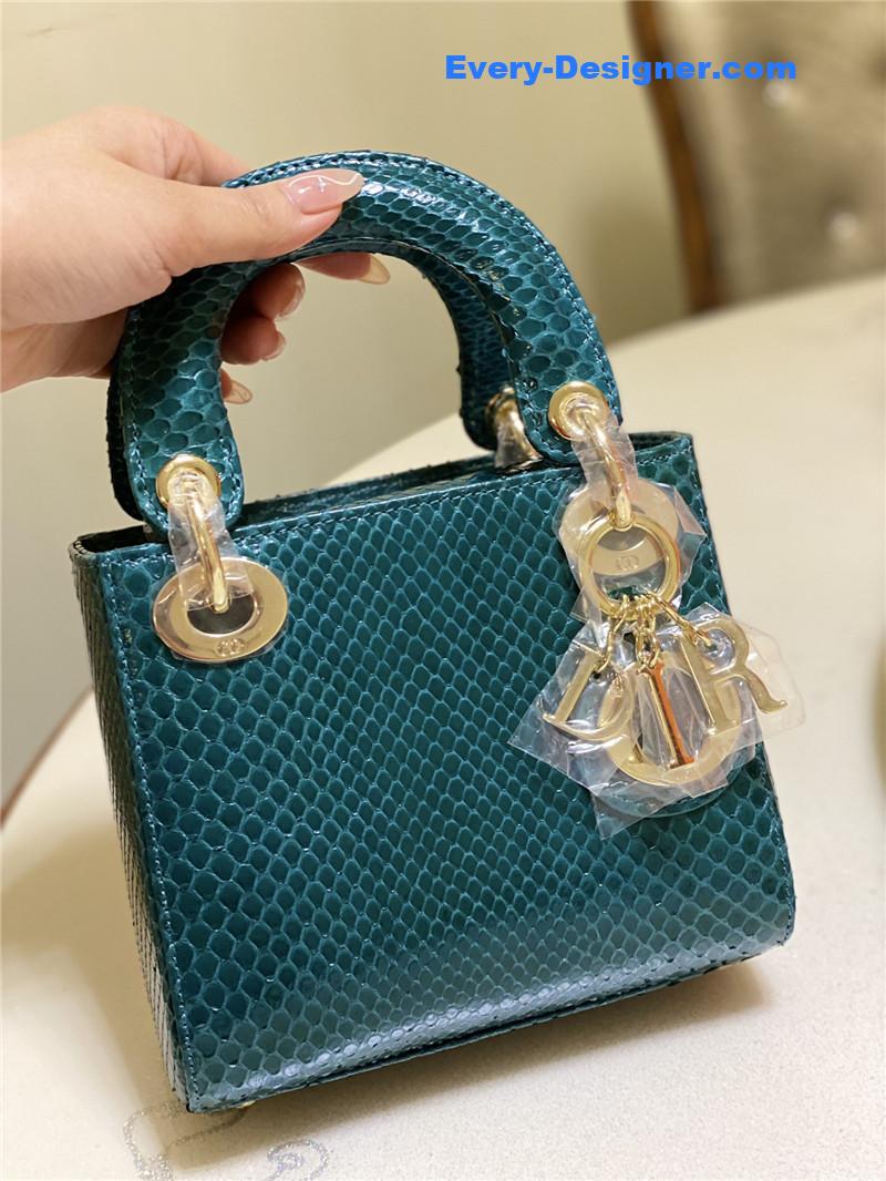 D10r limited edition mini python leather lady bag