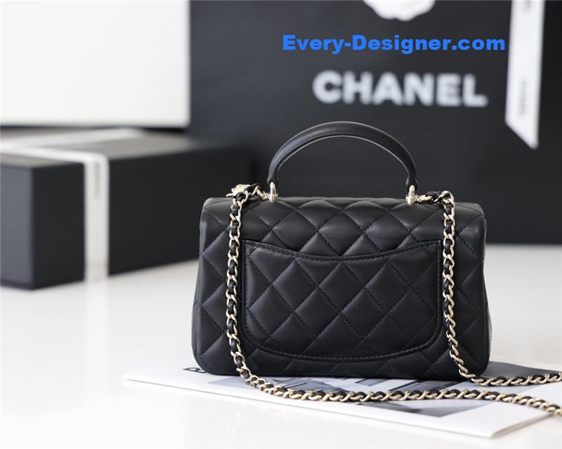 Ch**el cf mini handle flap bag