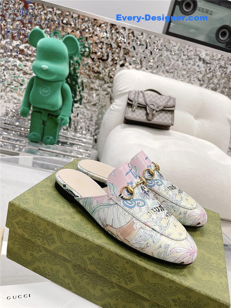 Gvc*1 horsebit half slippers