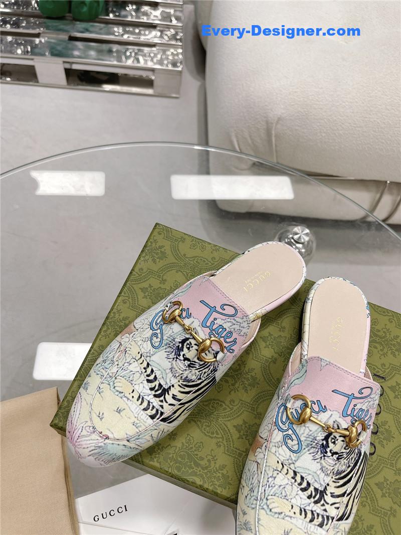 Gvc*1 horsebit half slippers