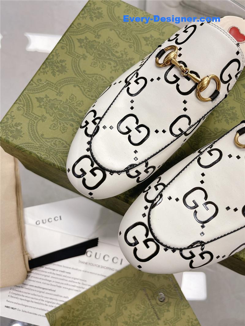 Gvc*1 horsebit half slippers