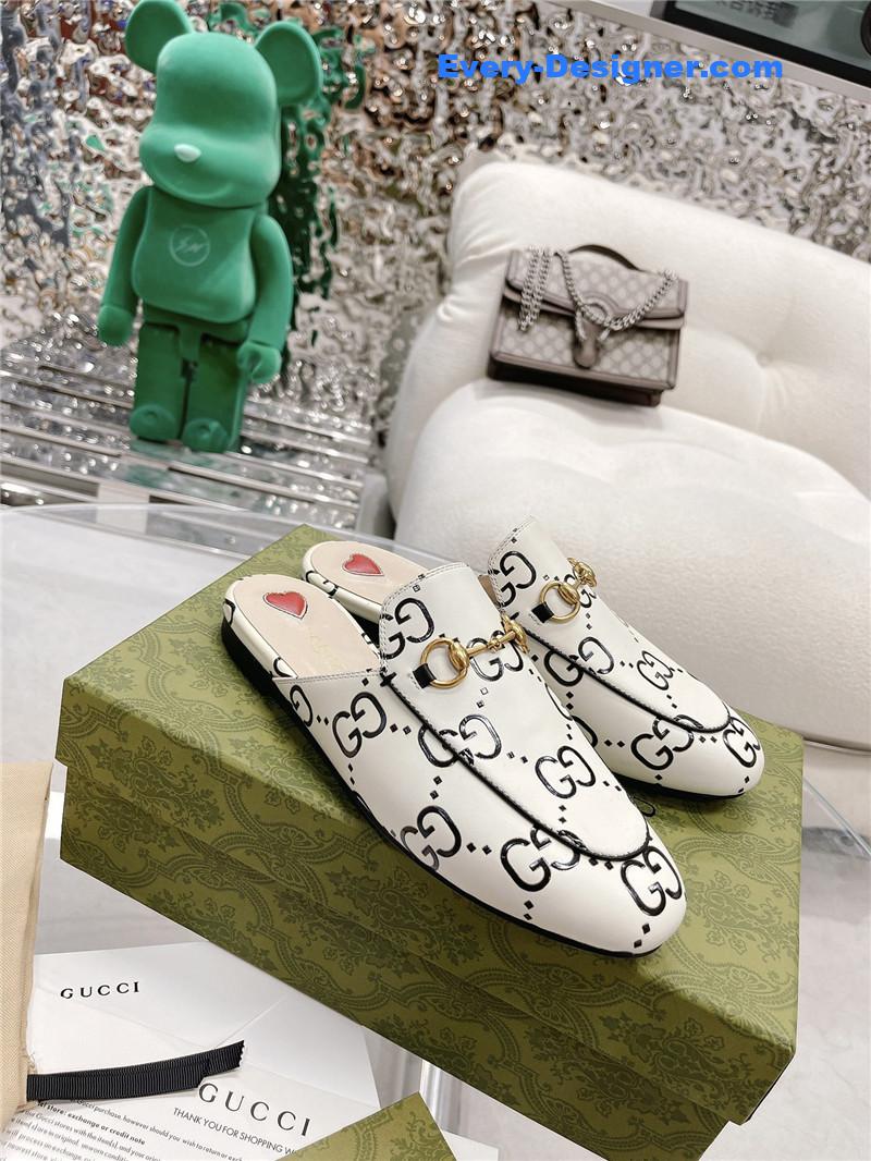 Gvc*1 horsebit half slippers