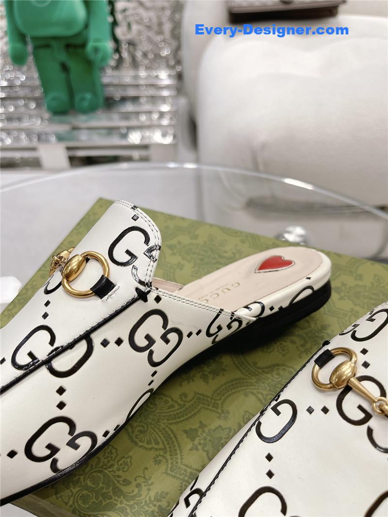 Gvc*1 horsebit half slippers