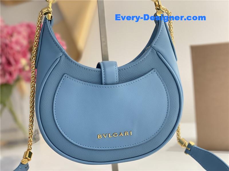 Bv1g*ai mini serpenti leather hobo bag