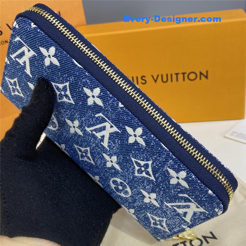 l0vis Vvtt0n lv denim chain wallet
