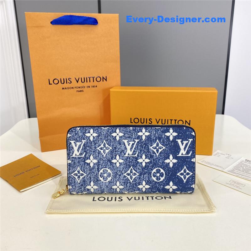 l0vis Vvtt0n lv denim chain wallet