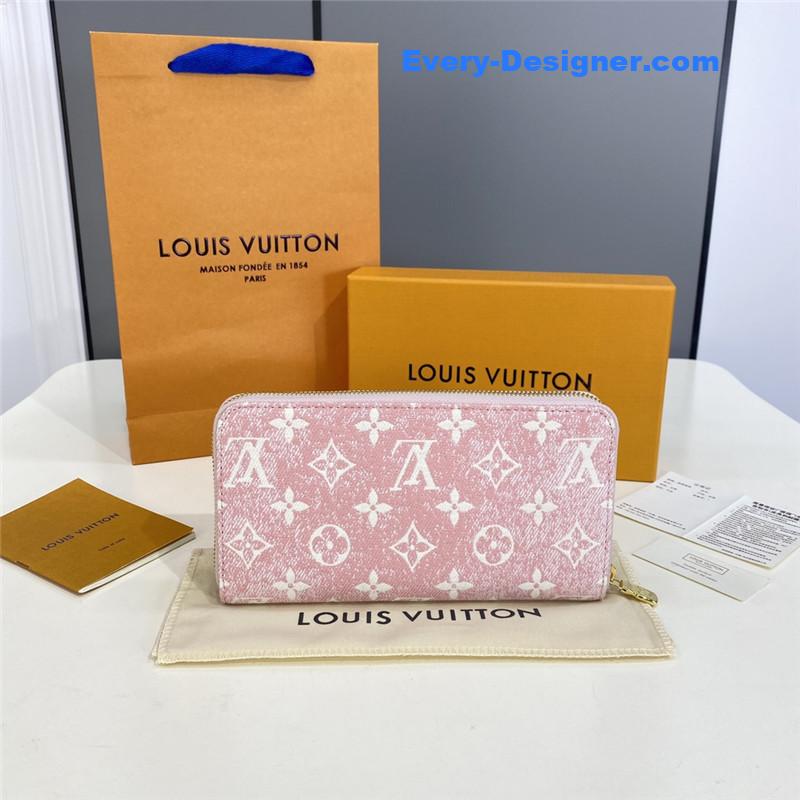 l0vis Vvtt0n lv denim chain wallet