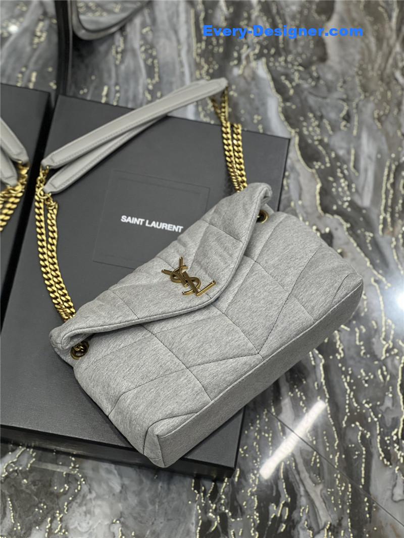 Y51 loulou puffer bag denim