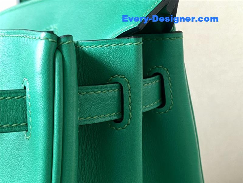 Hermes Green Swift Birkin 25 Bag