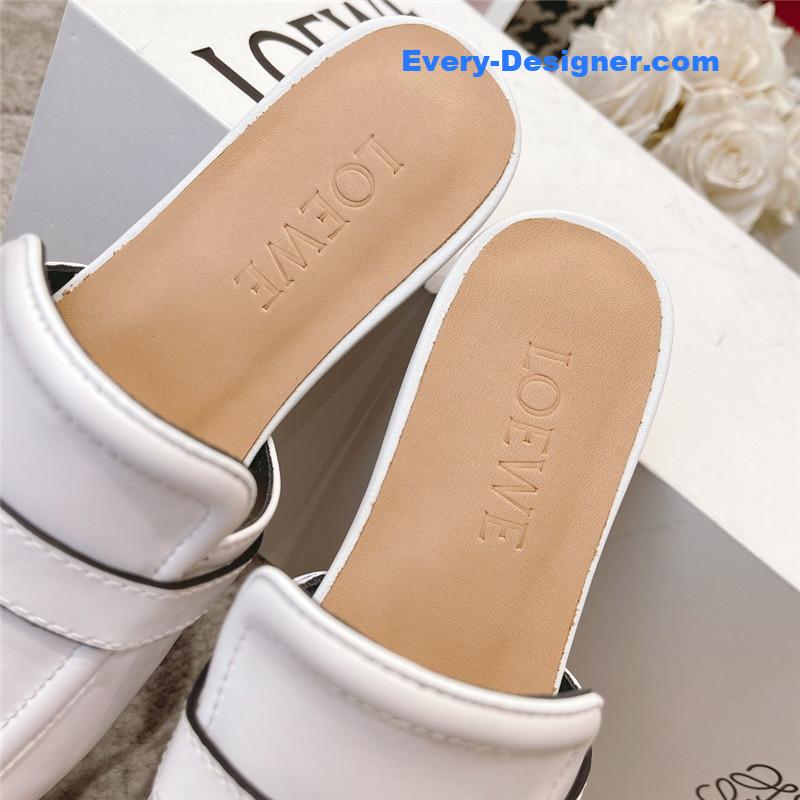 L0ew* bow mule slippers