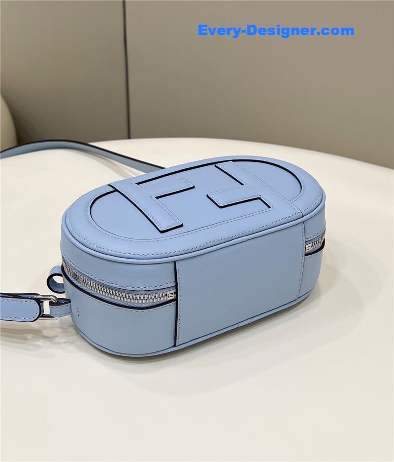 F**di logo suede camera bag