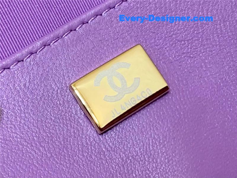 ch**el D1am0nd heart bag purple