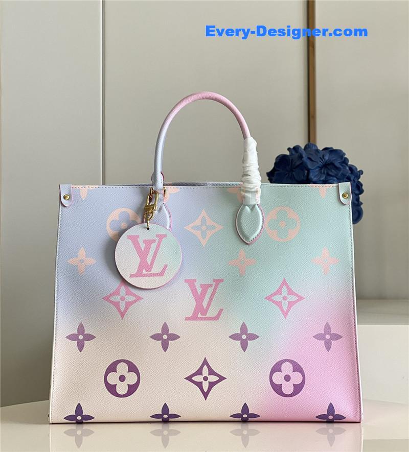 louis vuitton lv onthego gradient color bag