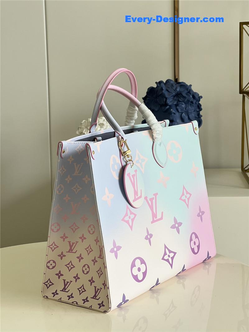 louis vuitton lv onthego gradient color bag