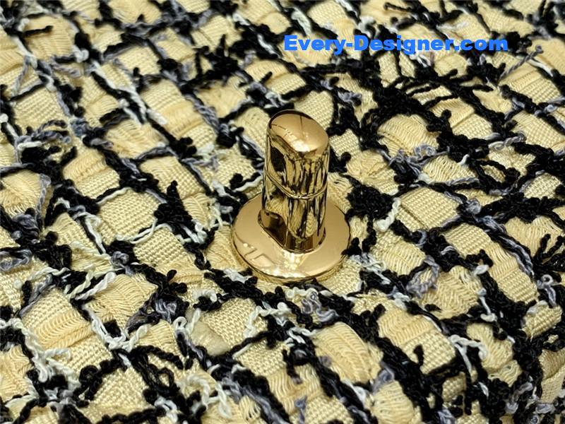 Ch**el cf fabric flap bag