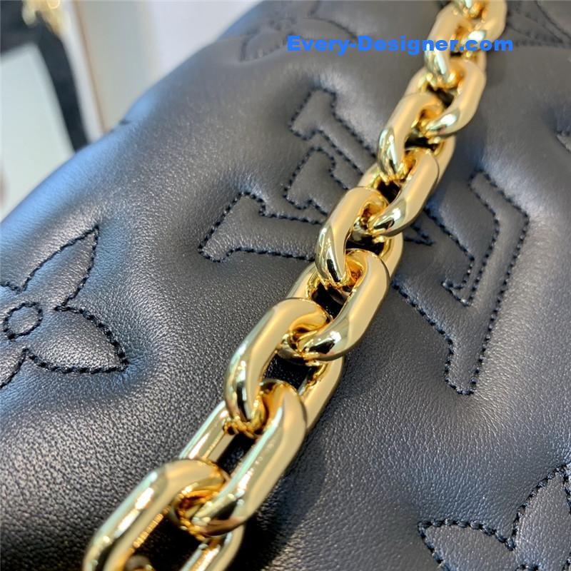 l0vis Vvtt0n lv bubblegram wallet on strap bag