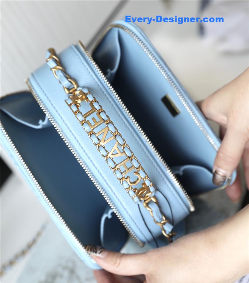 Ch**el vanity case handle camera bag small