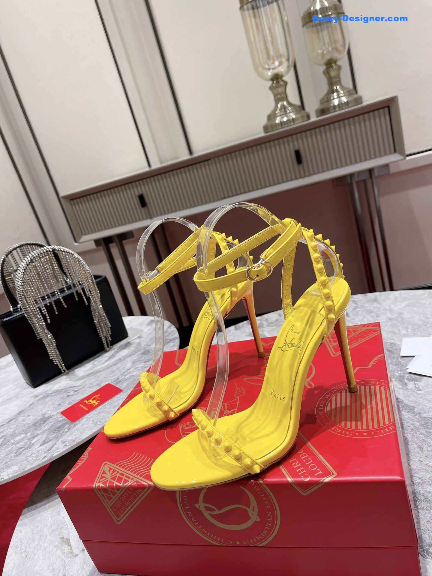Chr1st1an louboutin spiked strappy sandals
