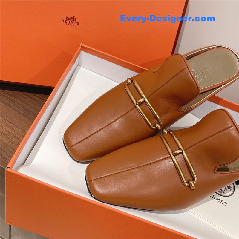 H**me5 muller chunky heel slippers