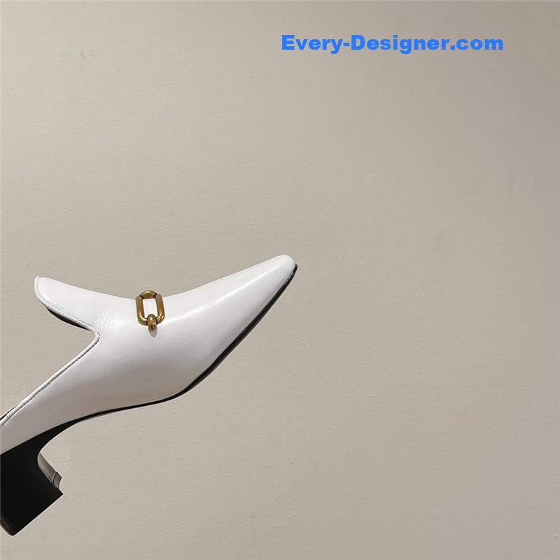 H**me5 muller chunky heel slippers