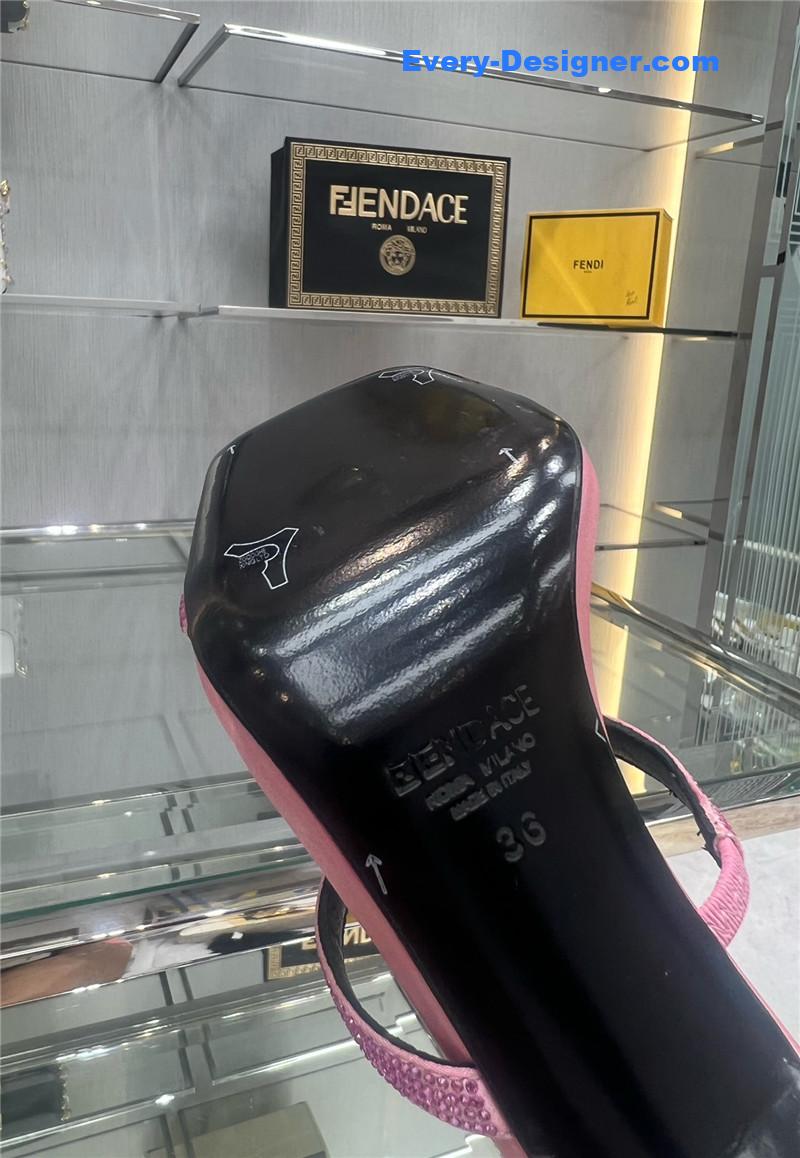 F**di joint catwalk show sandals