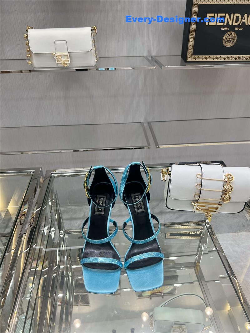 F**di joint catwalk show sandals