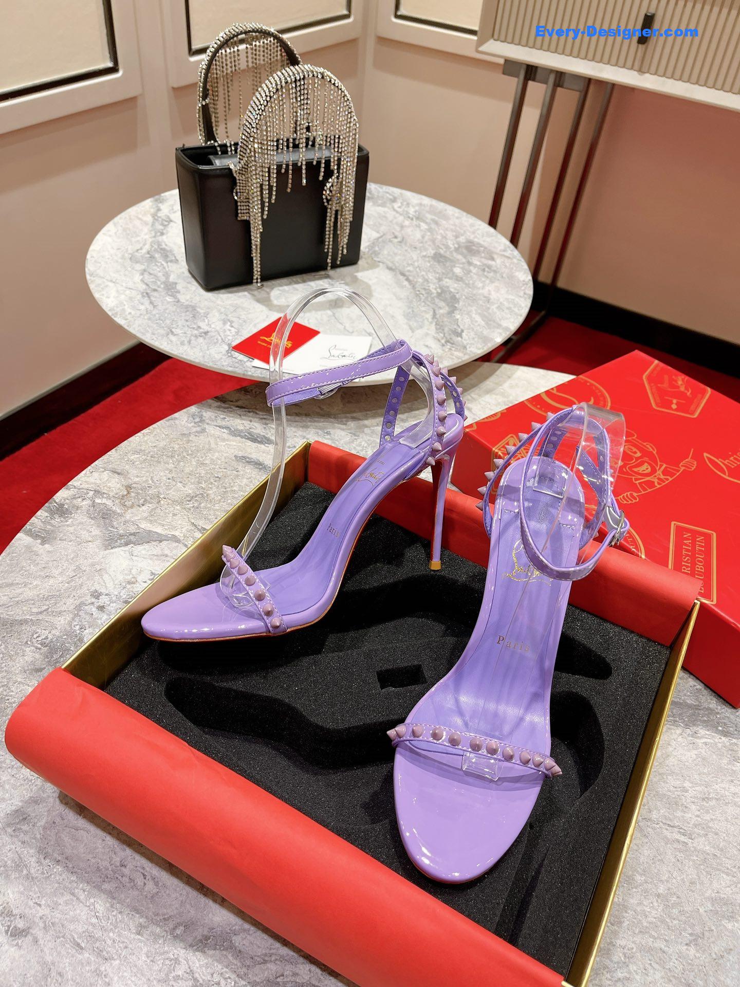 Chr1st1an louboutin spiked strappy sandals