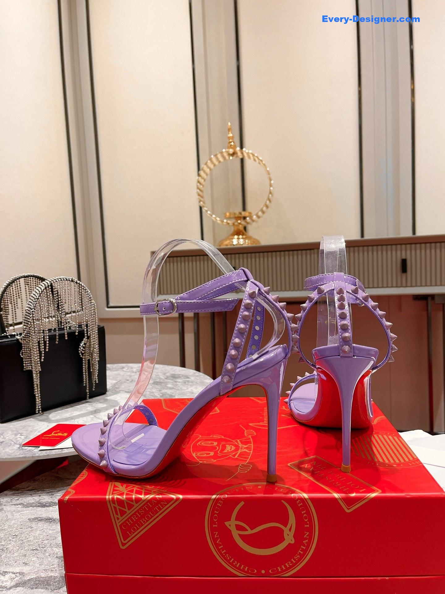 Chr1st1an louboutin spiked strappy sandals