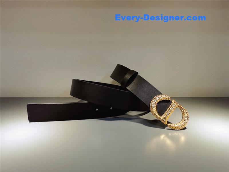 D10r cd black leather belt