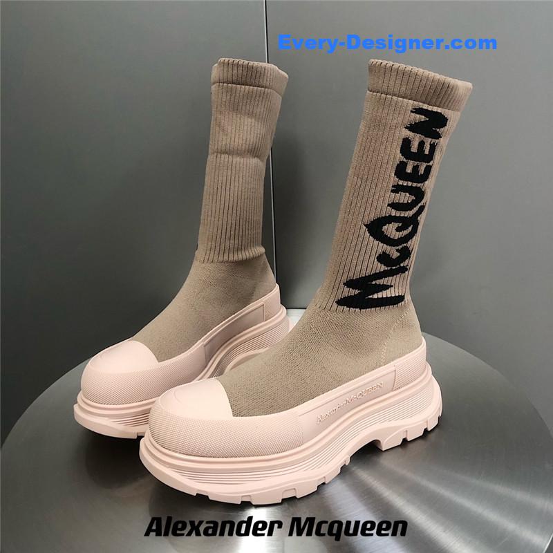 a1exa*der Mcqv*en platform socks shoes