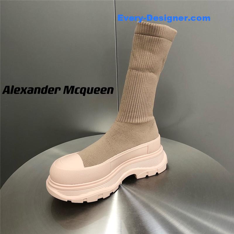a1exa*der Mcqv*en platform socks shoes