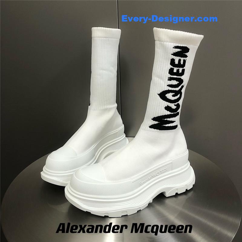 a1exa*der Mcqv*en platform socks shoes