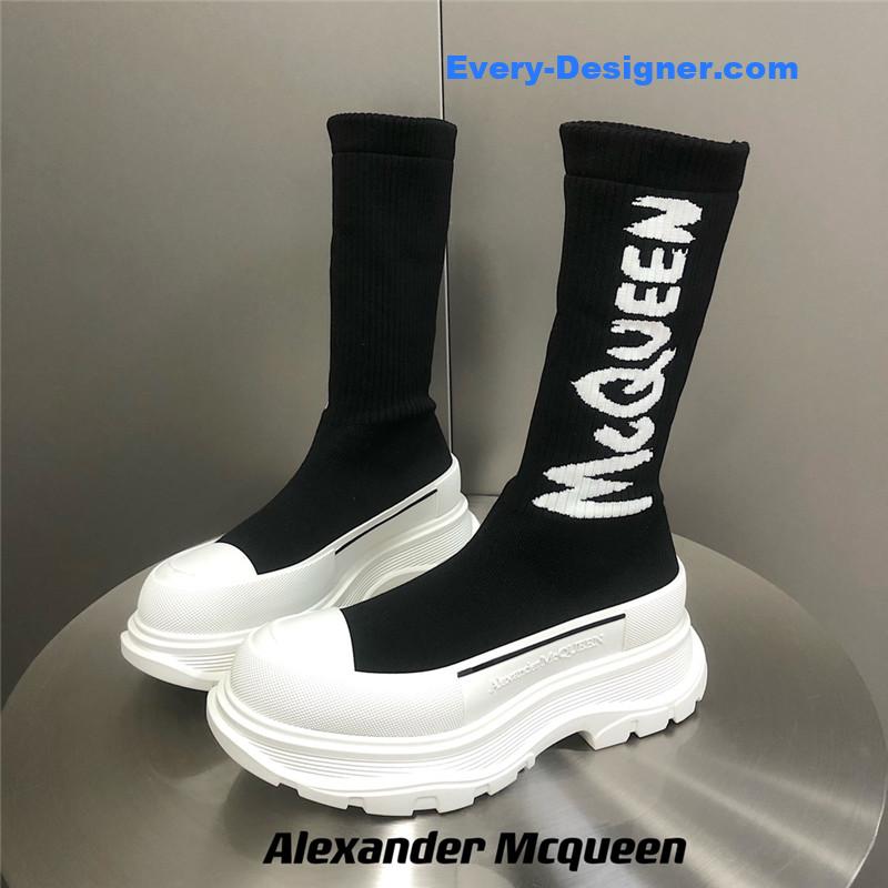 a1exa*der Mcqv*en platform socks shoes