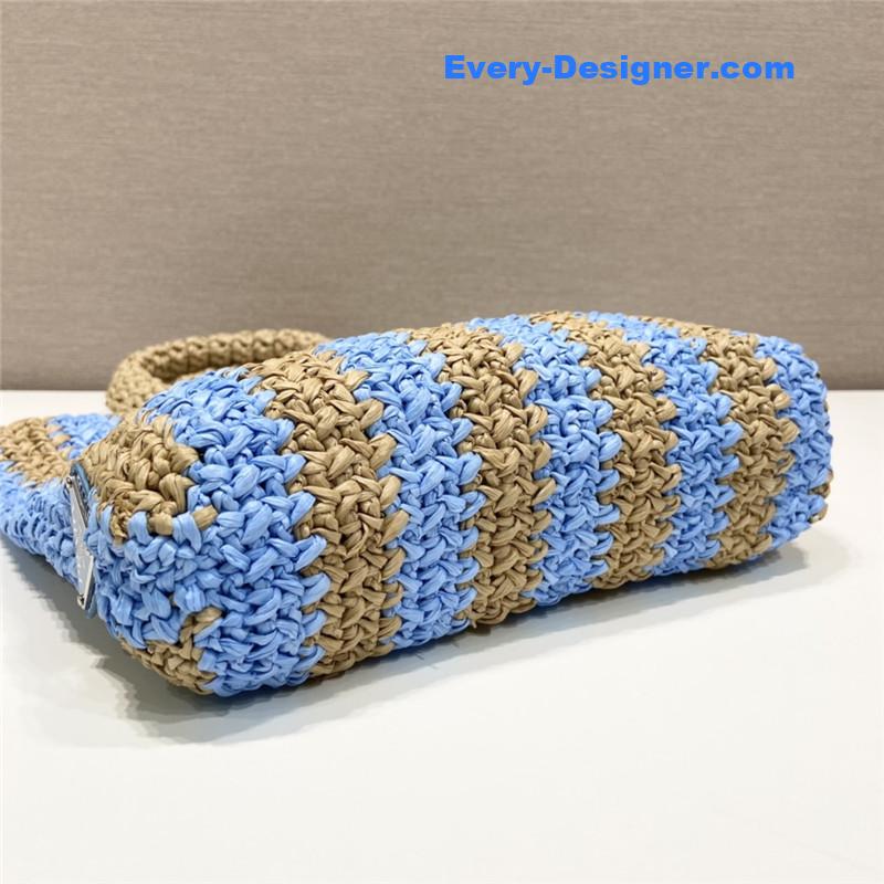 Pra*a raffia tote bag