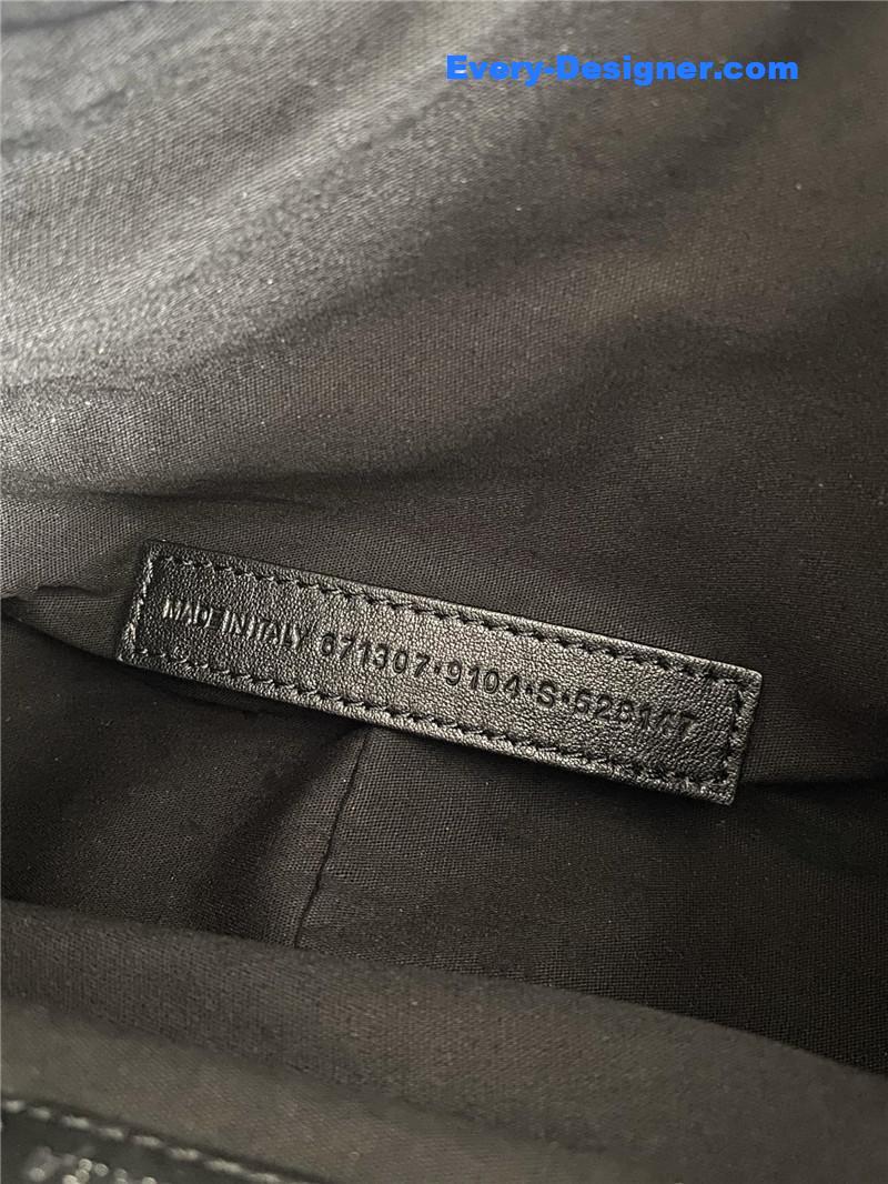 Ba1en*iaga le cagole denim motorcycle bag