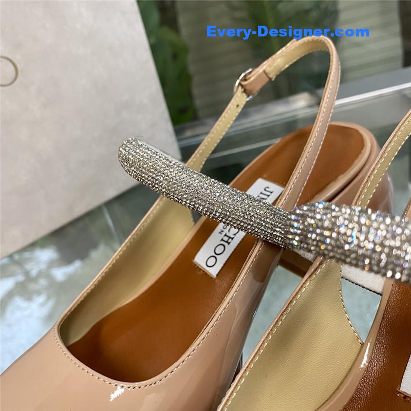 J1m*y Ch00 joezie series flat square toe shoes