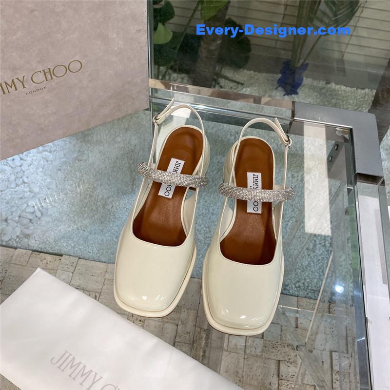 J1m*y Ch00 joezie series flat square toe shoes