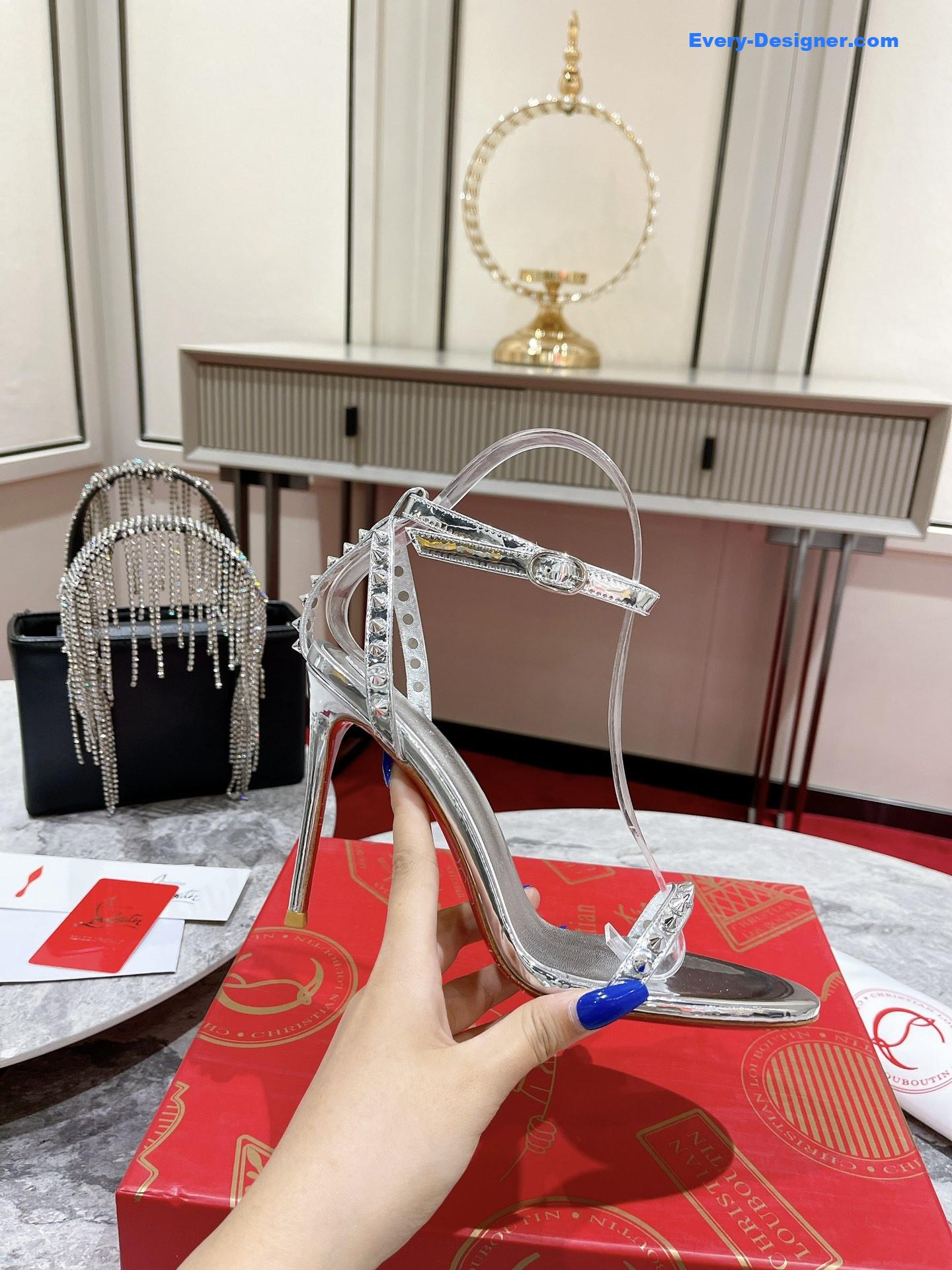 Chr1st1an louboutin spiked strappy sandals