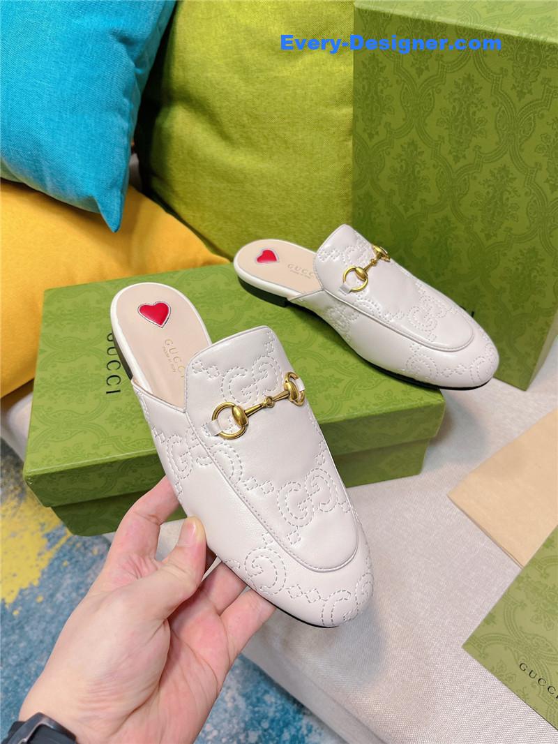 Gvc*1 horsebit half slippers