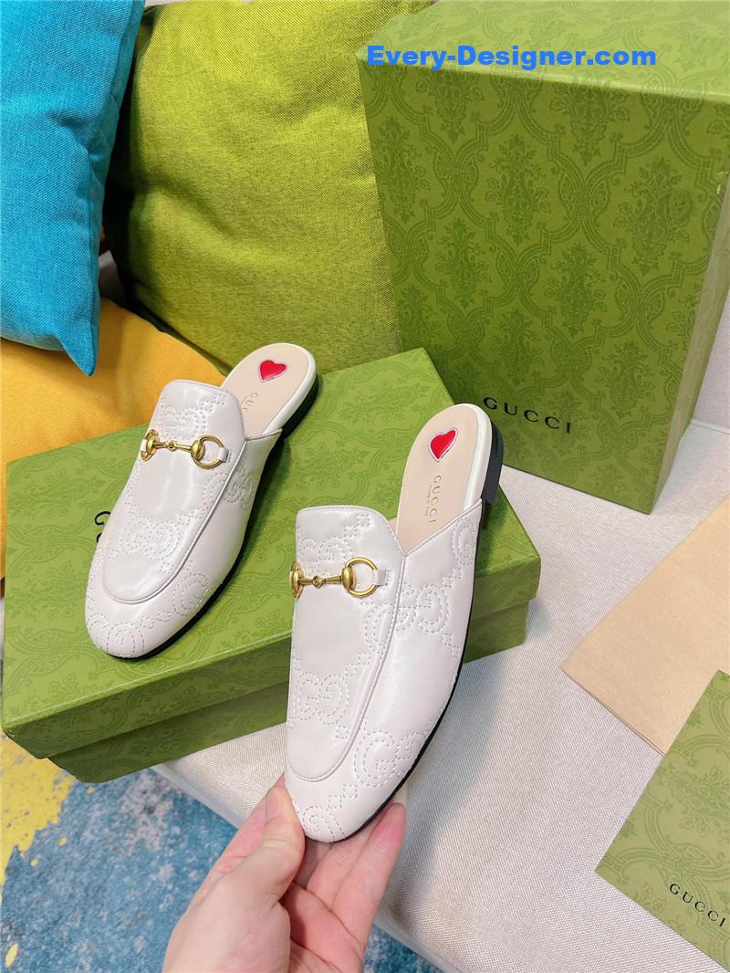 Gvc*1 horsebit half slippers