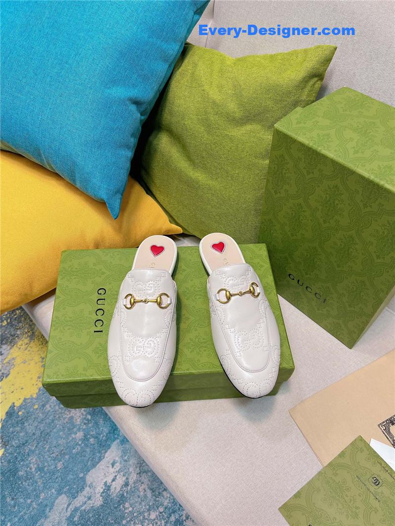 Gvc*1 horsebit half slippers