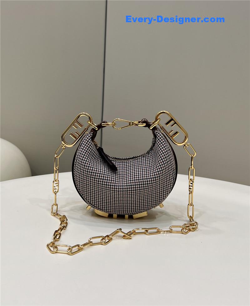 F**di crescent underarm bag